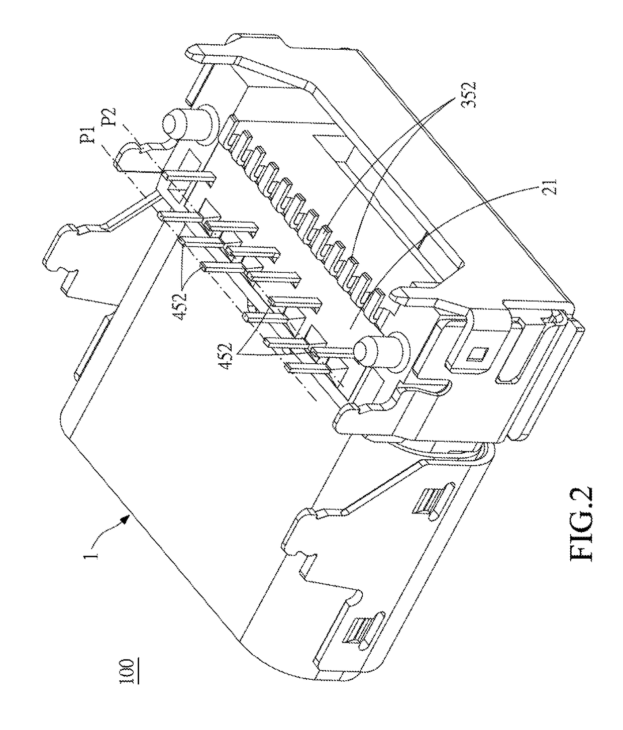 Electrical receptacle connector