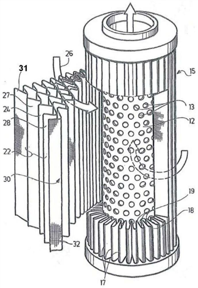 Fabric layer, flat material, filter element, filter and method for producing a fabric layer