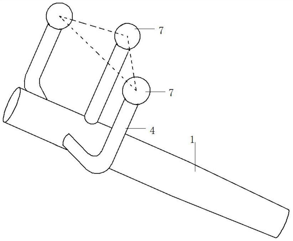 Head needle positioning and acupuncture assistance device for navigation