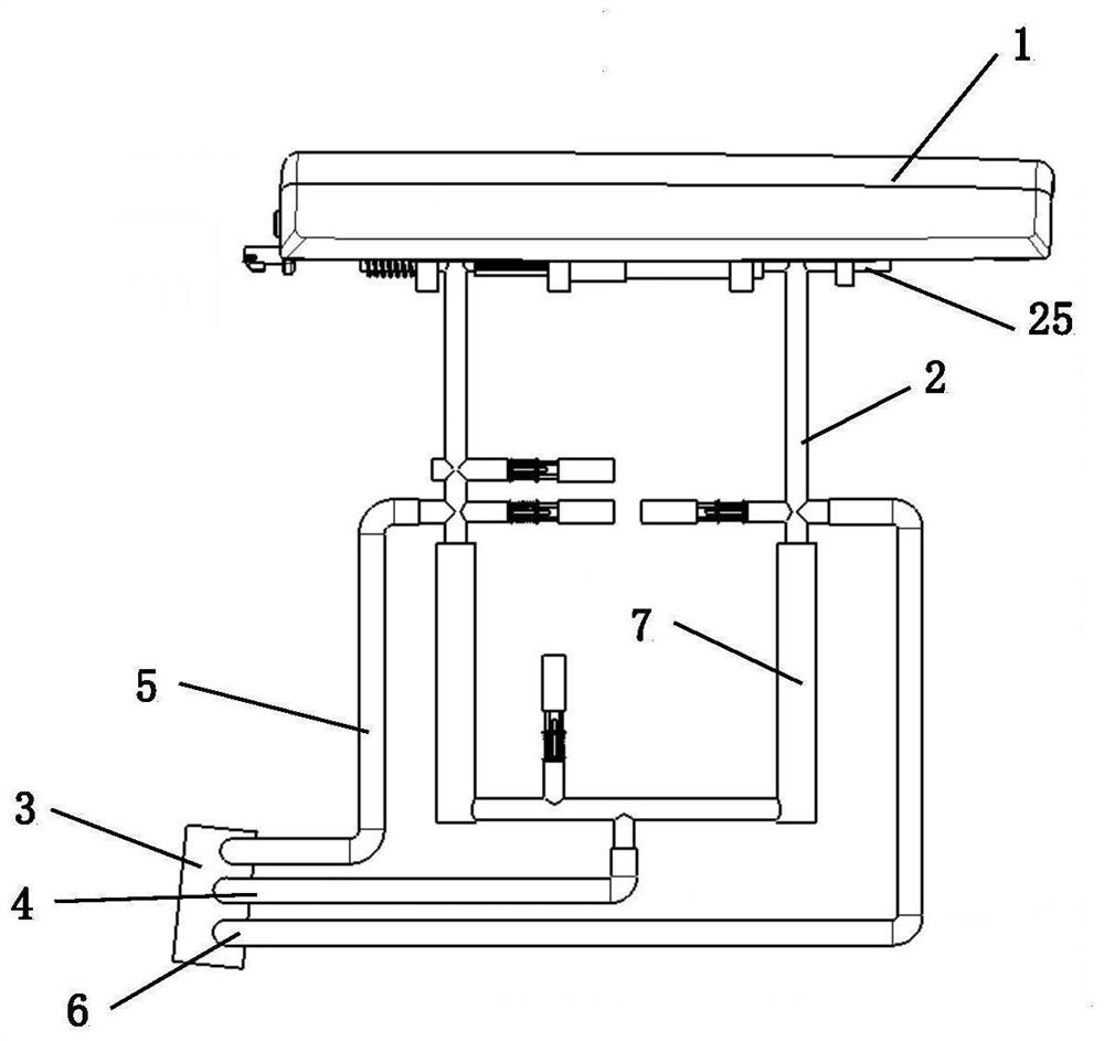 Handrail system of auxiliary instrument panel assembly