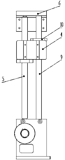 Manual lifting vertical column type marking machine