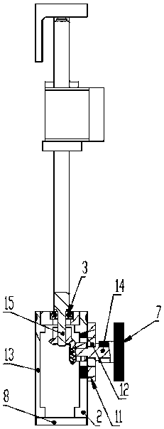 Manual lifting vertical column type marking machine