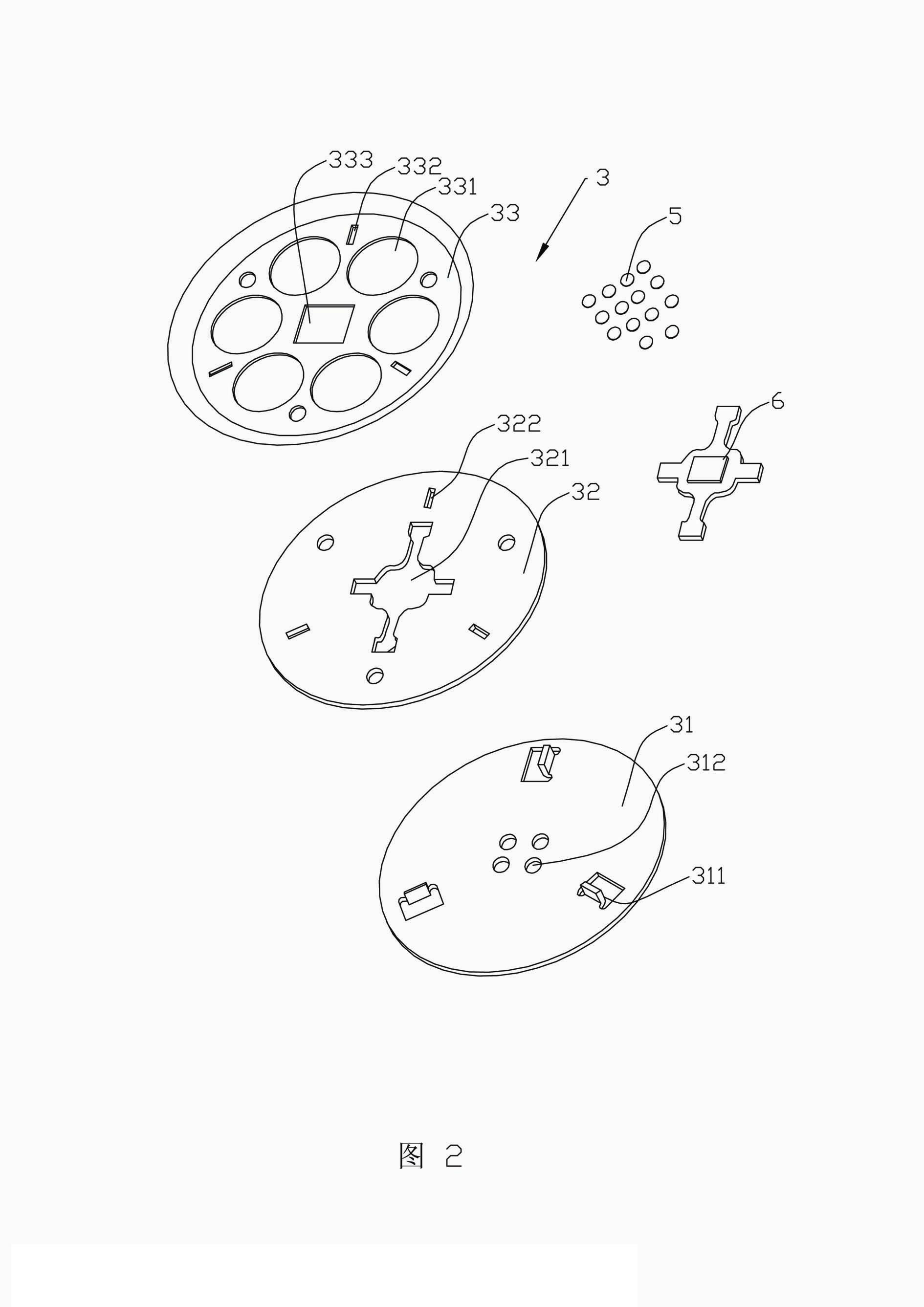 Street lamp adopting LED light source