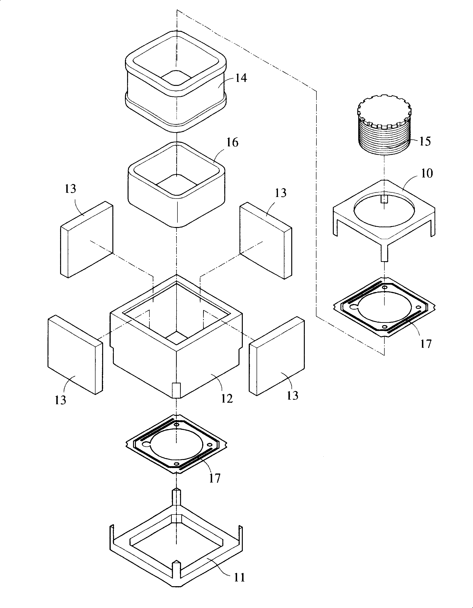 Method and structure for inhibiting dynamic response time of lens focusing drive structure