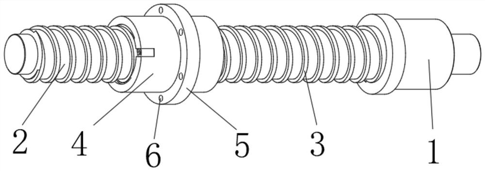 Novel roller lead screw transmission device and using method thereof