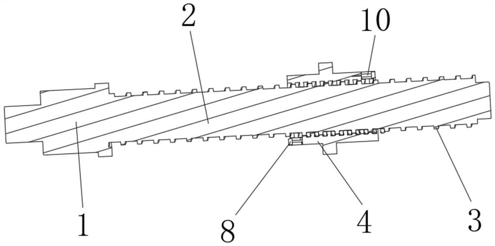 Novel roller lead screw transmission device and using method thereof