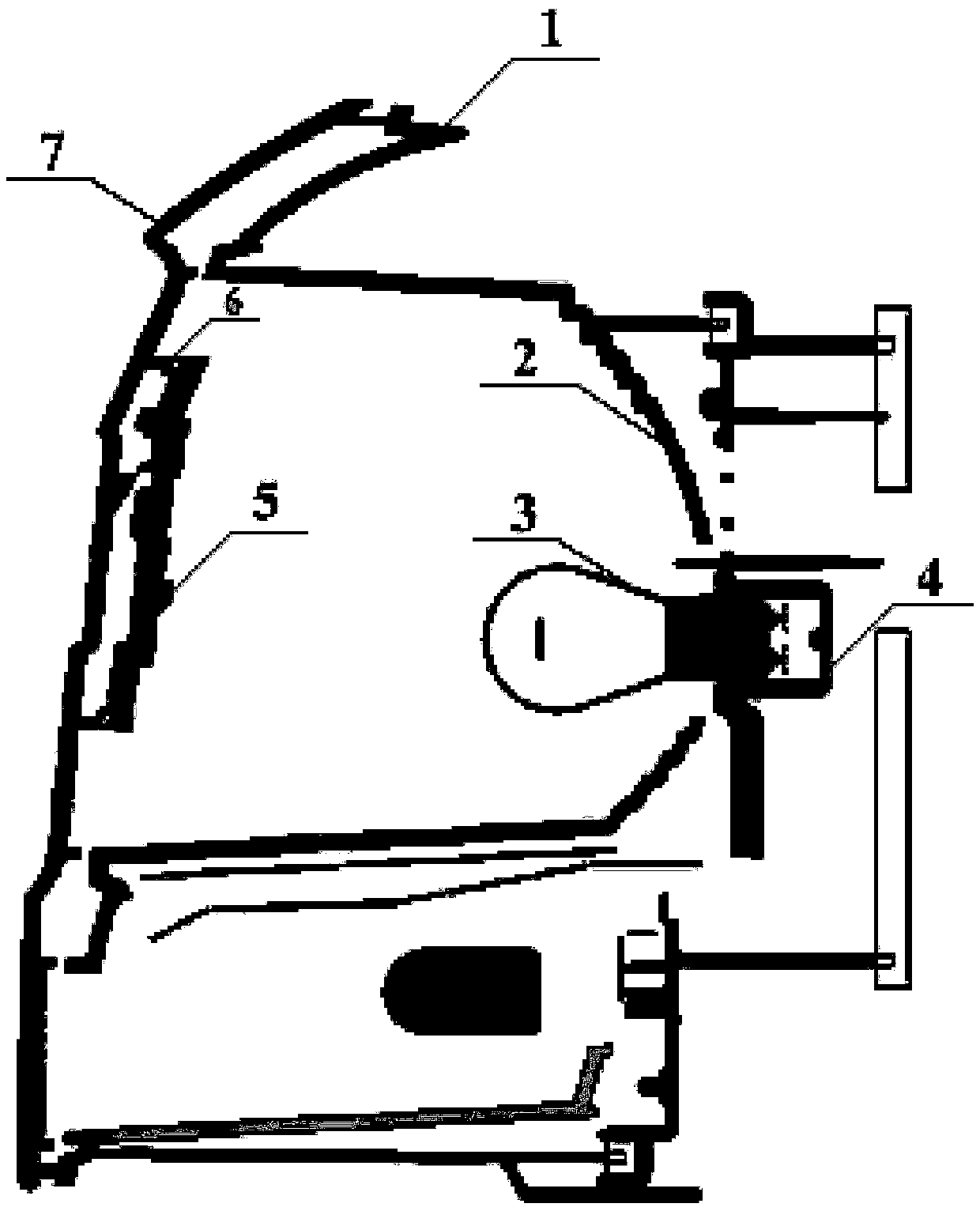 Reflection type structure of automobile lamp