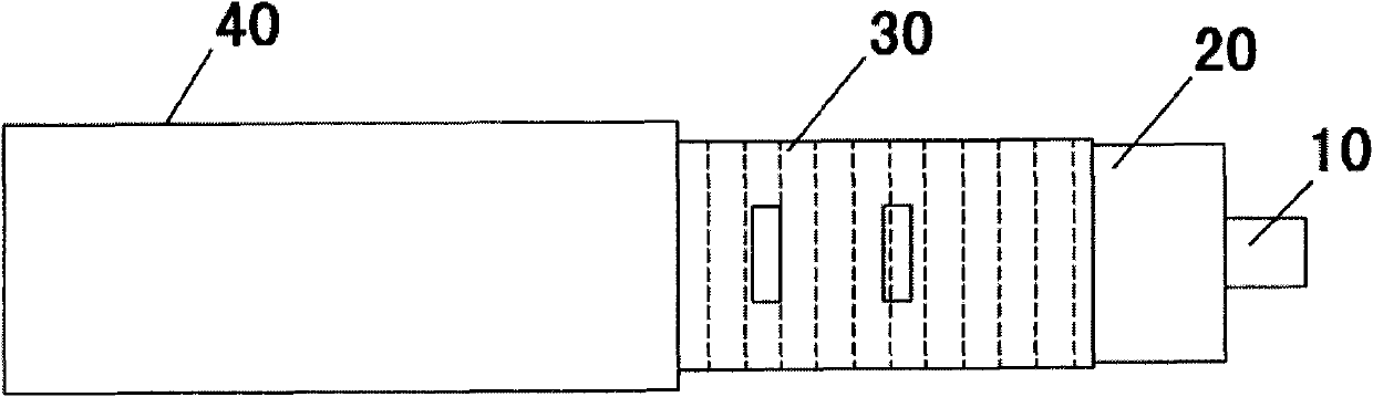 Leakage coaxial cable and manufacturing method thereof