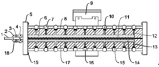 A long-lasting lubricating guide rail for industrial robots