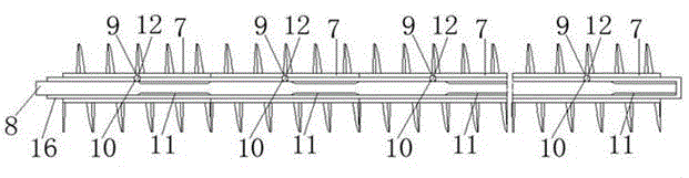 Auger conveying mechanism for dust or particle material storage and transportation container