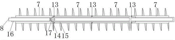 Auger conveying mechanism for dust or particle material storage and transportation container