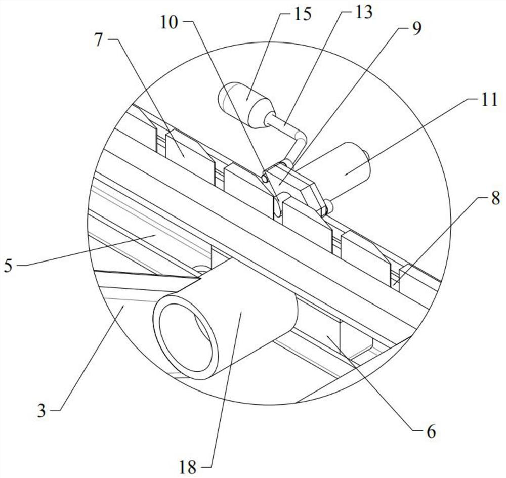 Safety protection device for missile hanging vehicle