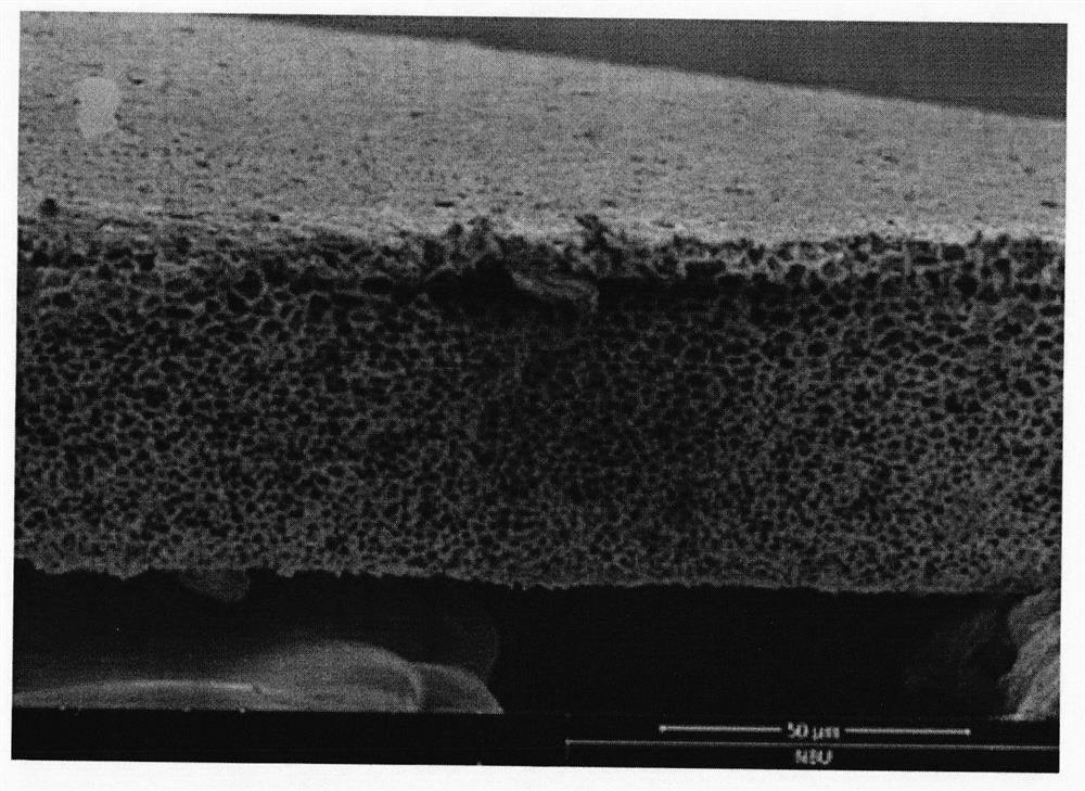 A dry-wet phase conversion method for preparing microfiltration membrane