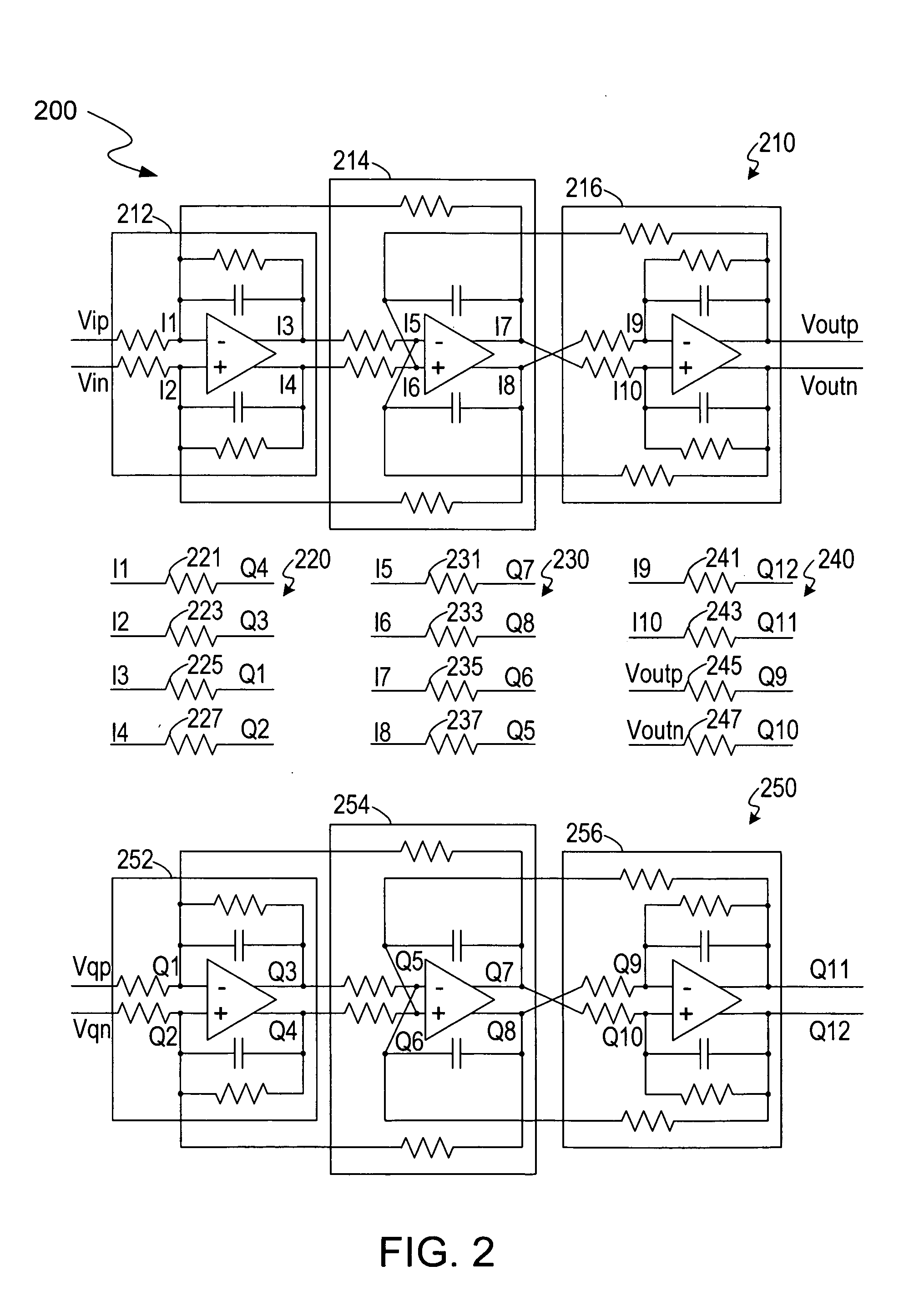 Complex filter with automatic tuning capabilities