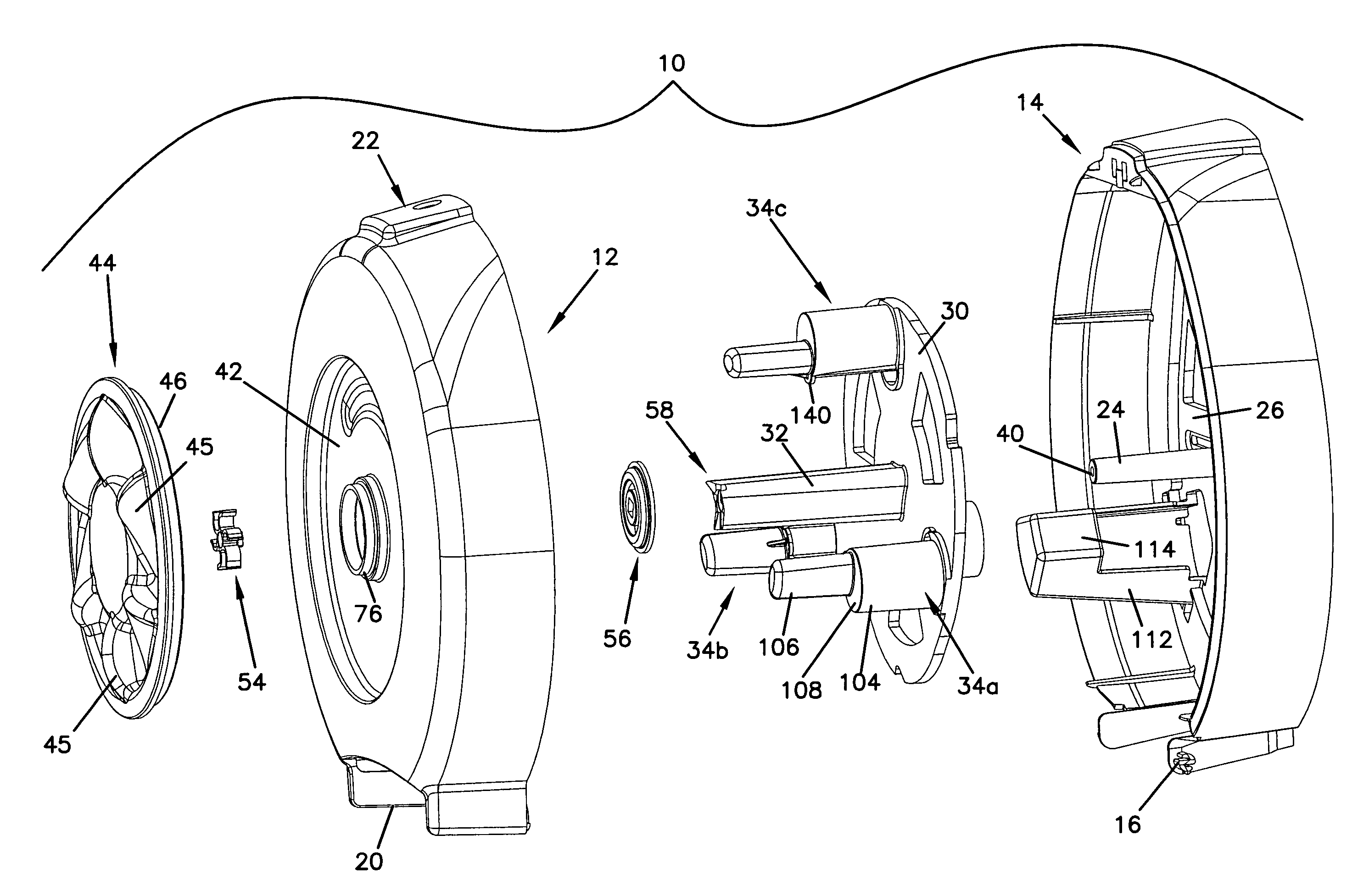 Three roll tissue dispenser