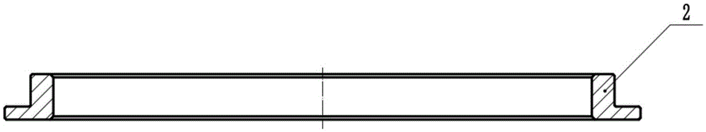 Simple supporting mechanism provided with two discs and machining method of simple supporting mechanism