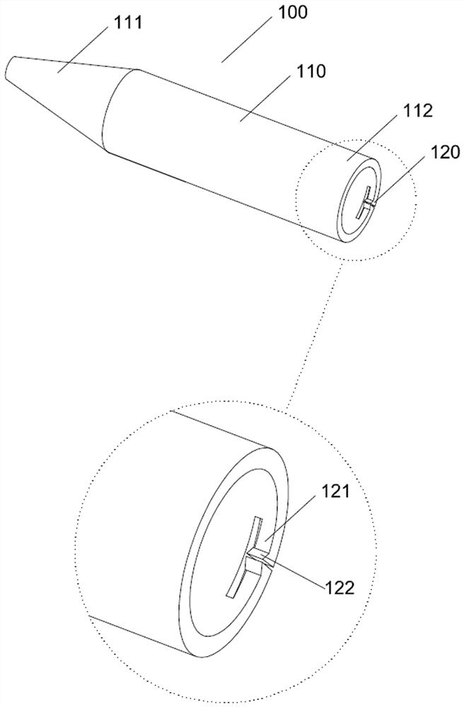 Safety type medical trocar limiting structure, application and processing method