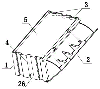 A kind of drawer type fast combination plant wall