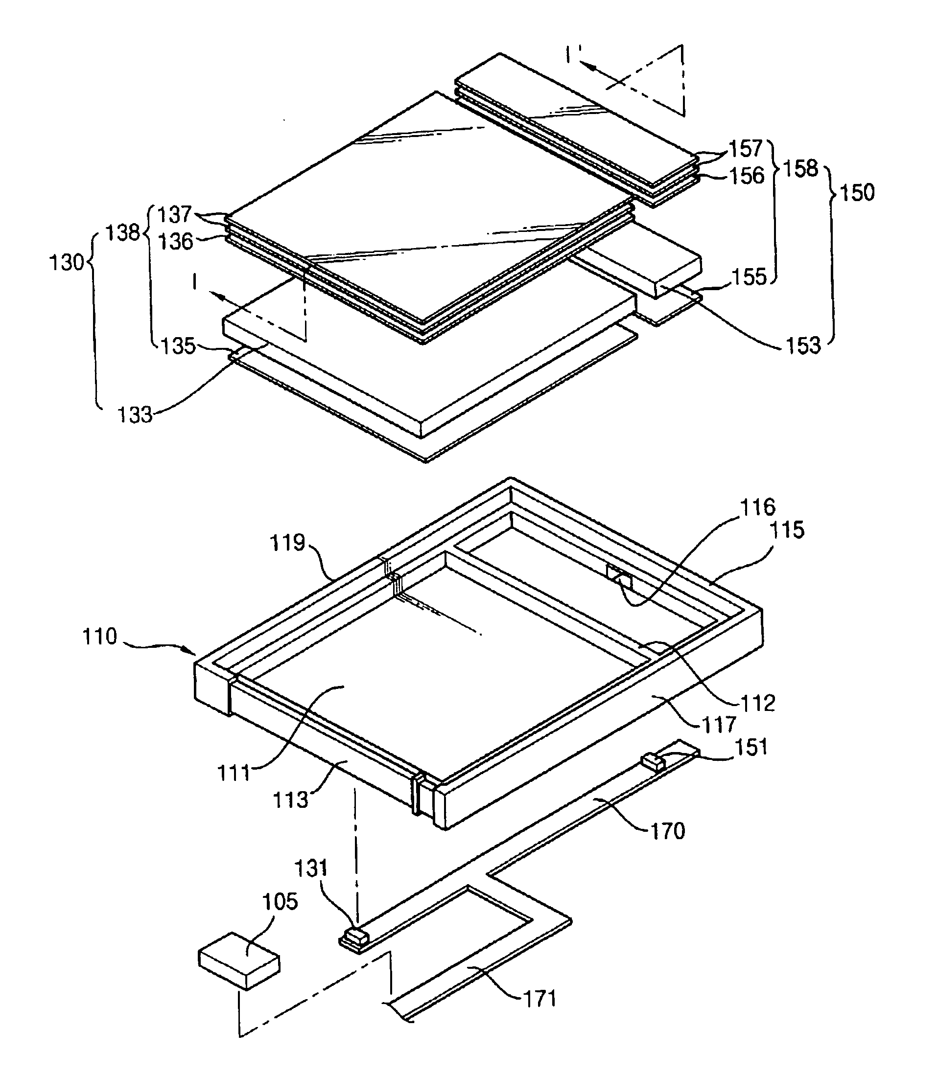 Backlight assembly, display device having the same, display substrate for the same and method of manufacturing the same