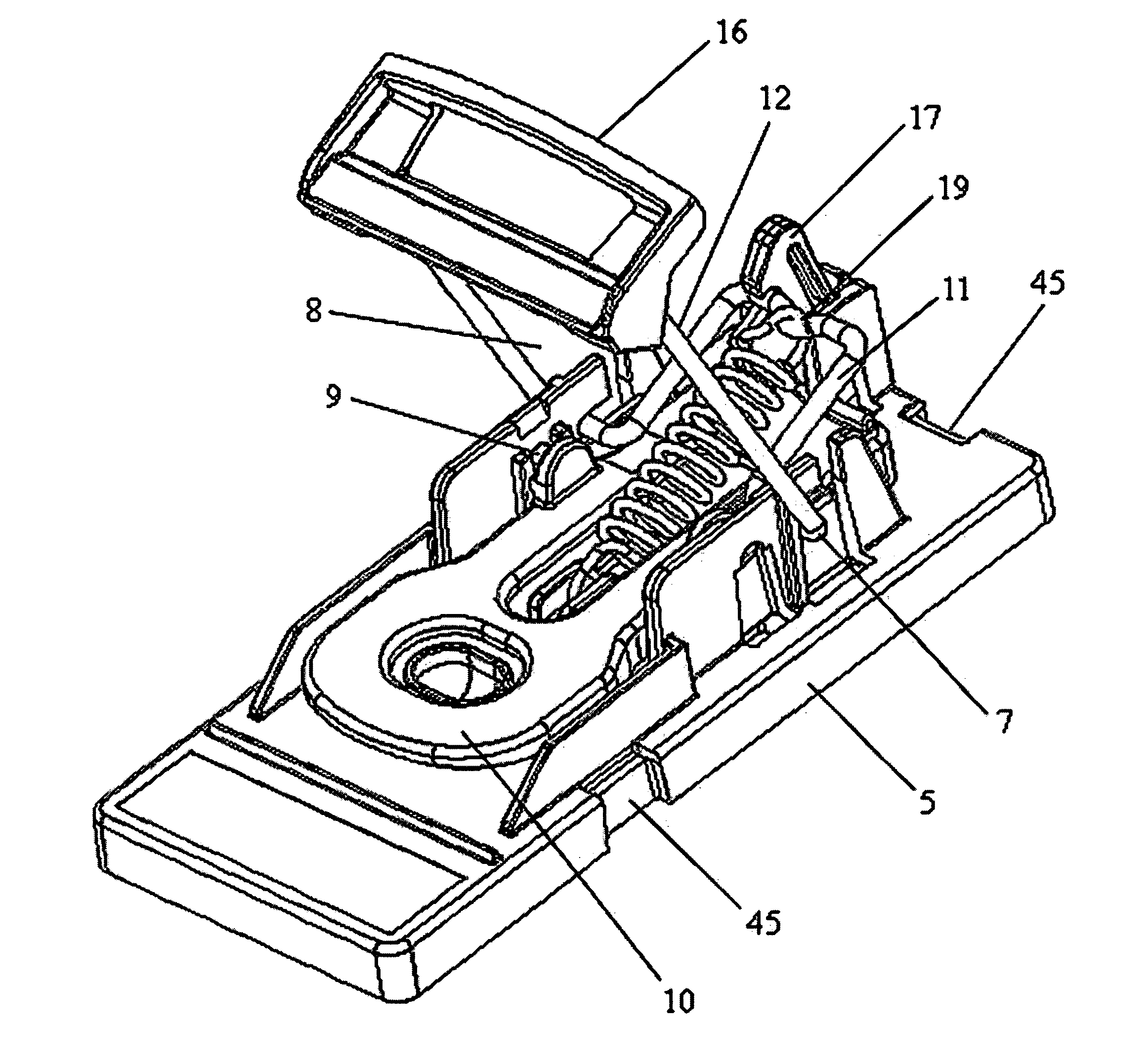 Trap for rodents, in particular for mice and rats