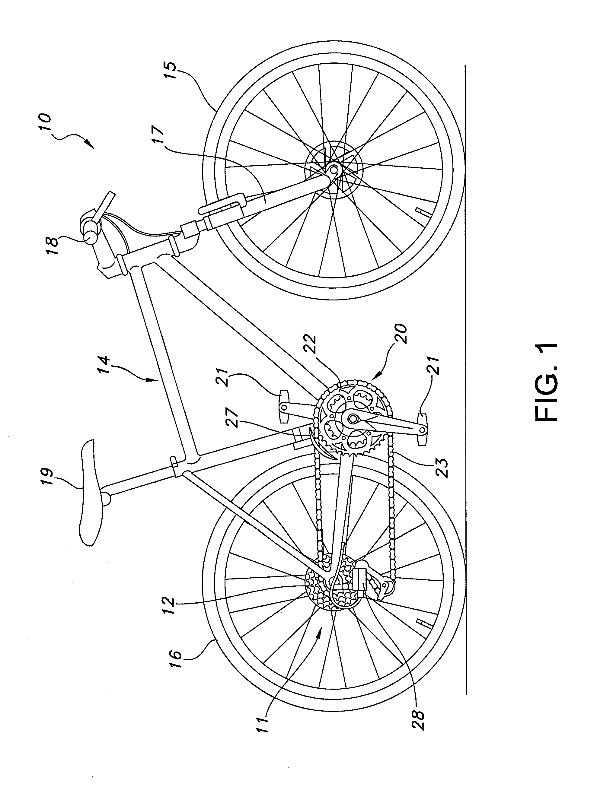 Bicycle rear sprocket assembly