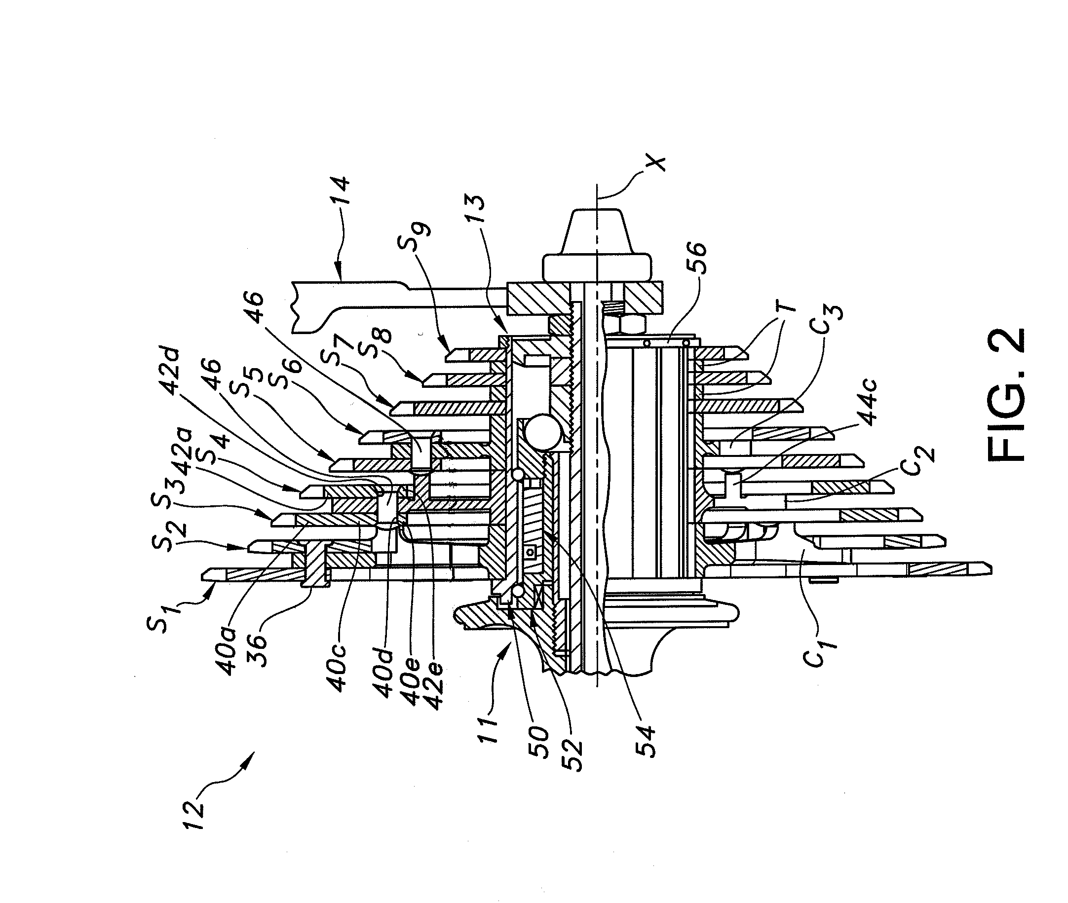 Bicycle rear sprocket assembly