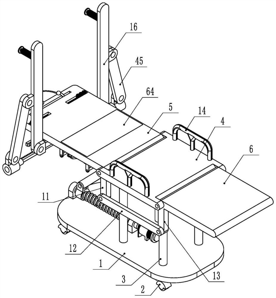 Cardiovascular surgery postoperative auxiliary rehabilitation device