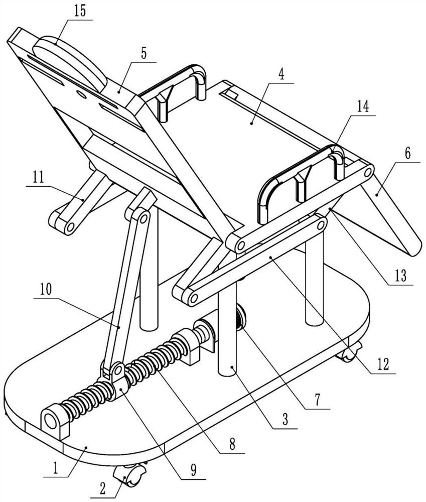 Cardiovascular surgery postoperative auxiliary rehabilitation device