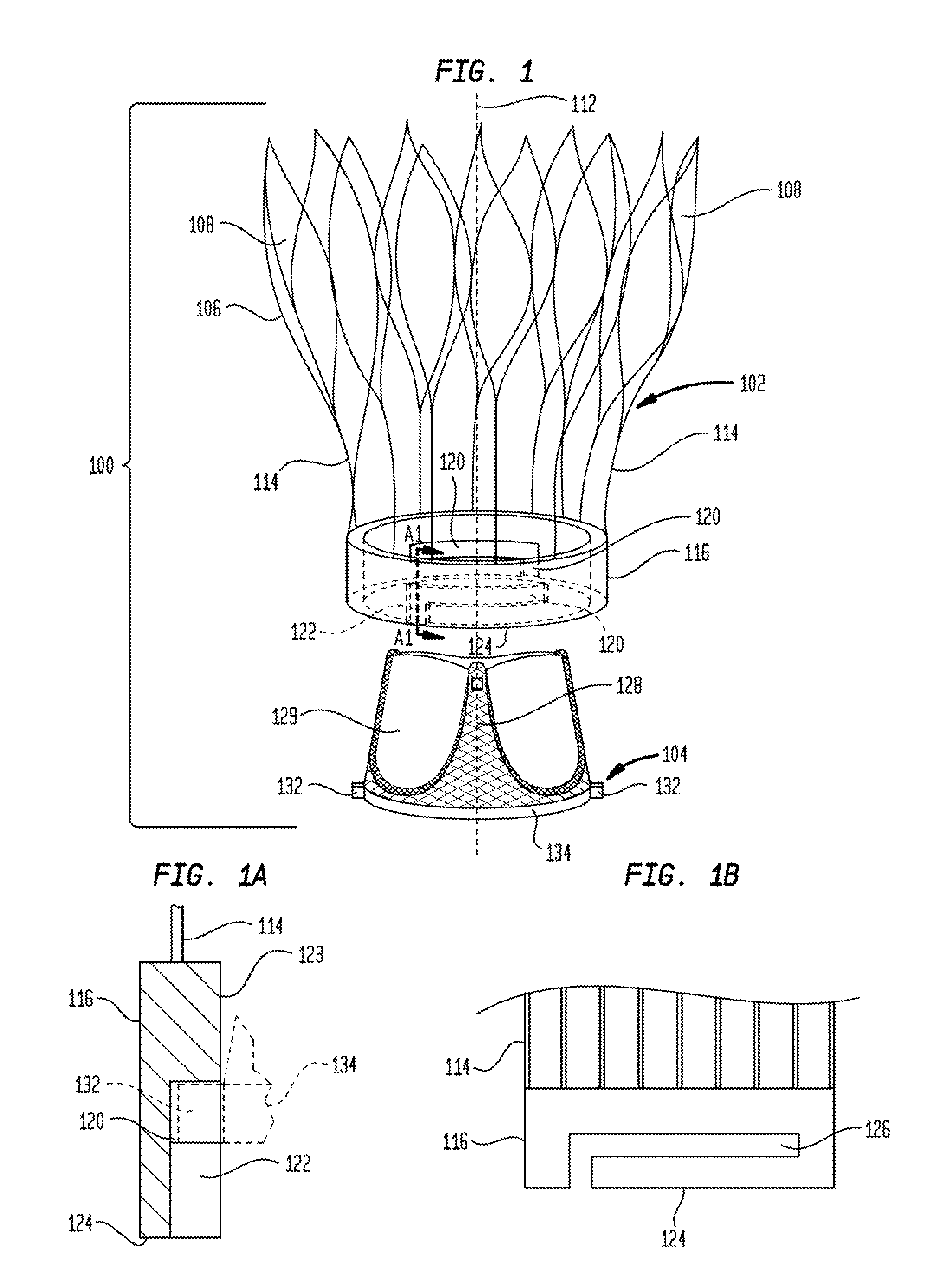 Sutureless prosthetic device