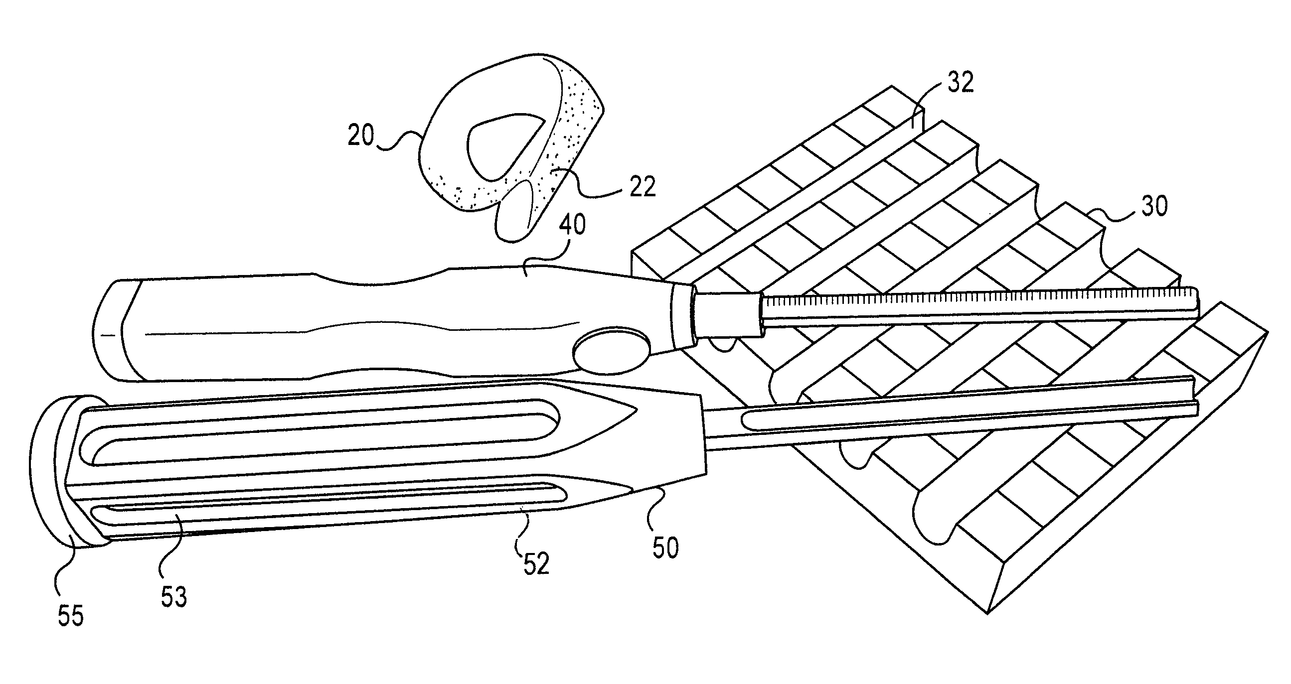 Instrumentation and method for repair of meniscus tissue