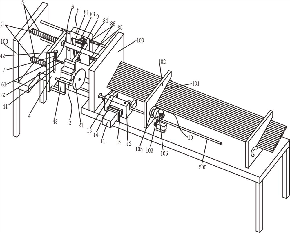 Automatic copper pipe cutting equipment