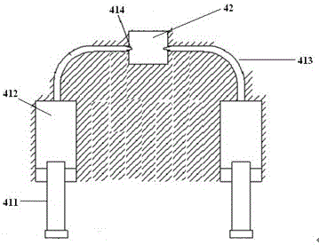 Device for continuously preparing graphene and method for producing graphene