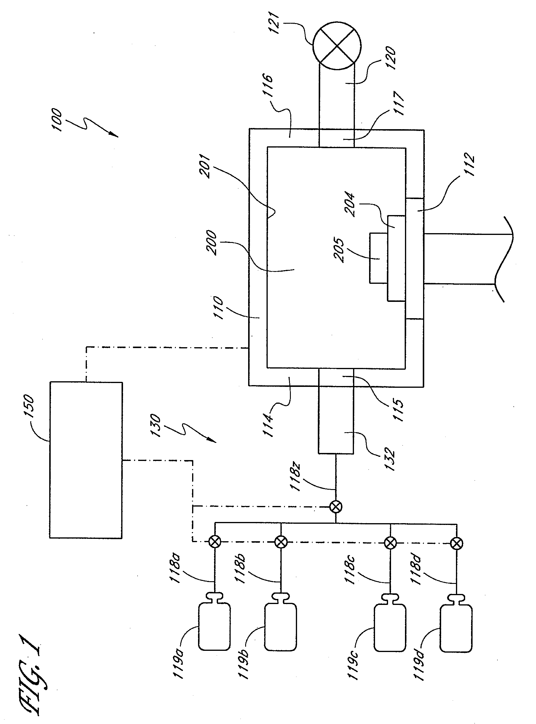 Reactor surface passivation through chemical deactivation