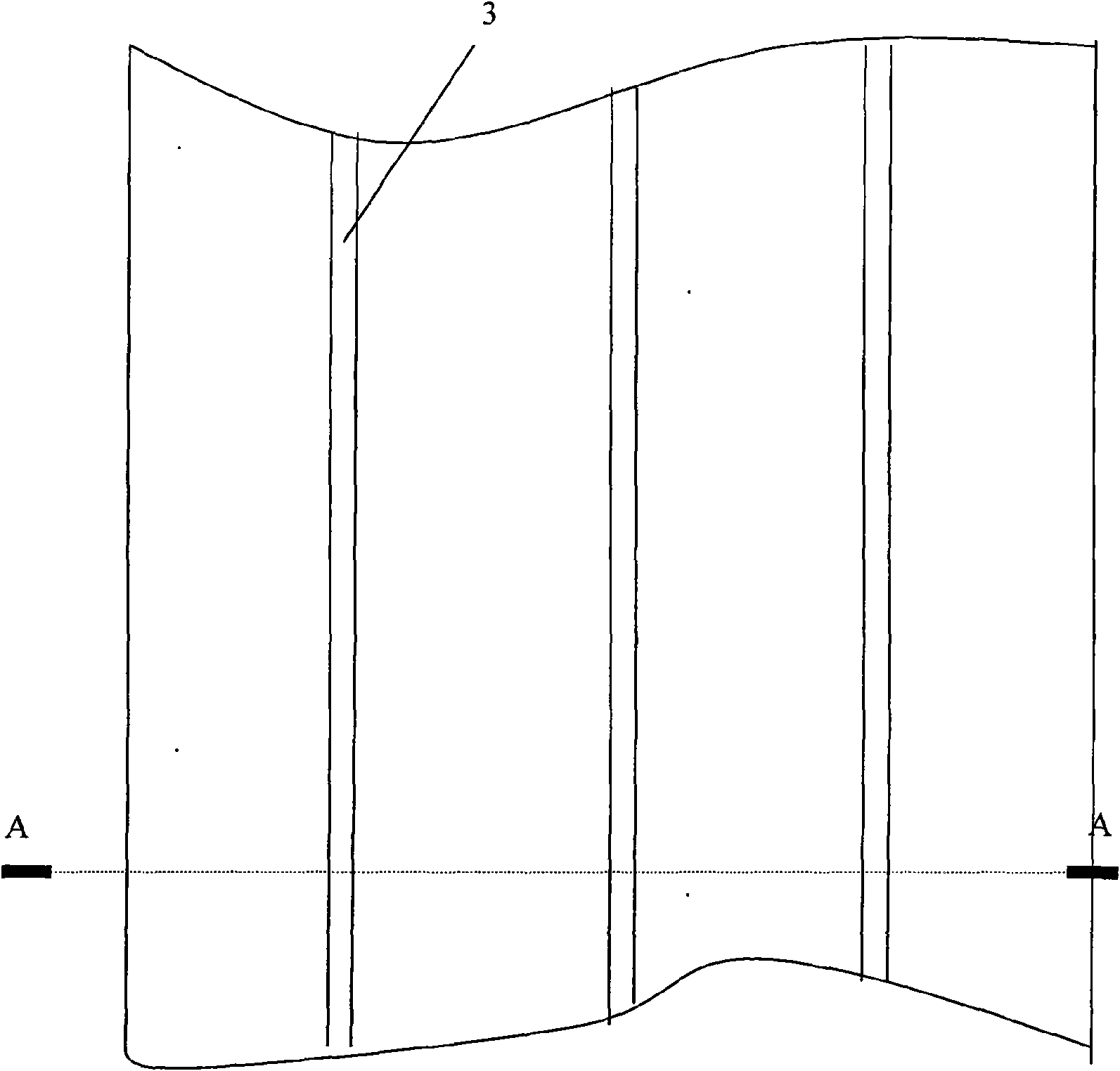 Cored welding strip applied in resurfacing welding and preparation method thereof