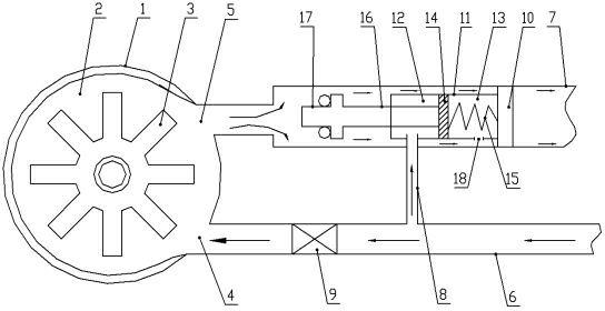 Novel anti-back-suction device for high-speed turbine handpiece