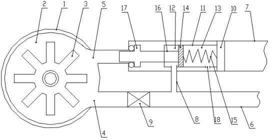 Novel anti-back-suction device for high-speed turbine handpiece