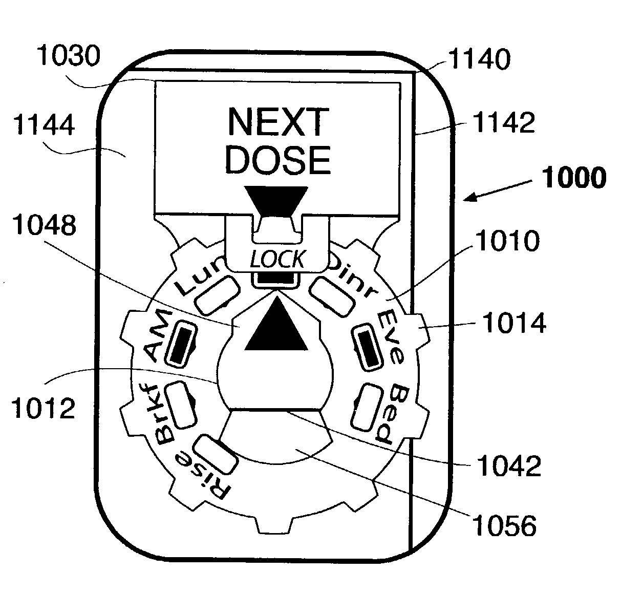 Dosage reminder device and medication carton