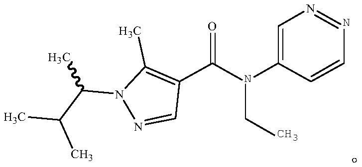 Pesticide composition containing pyrazolecarboxamide insecticide and application of pesticide composition