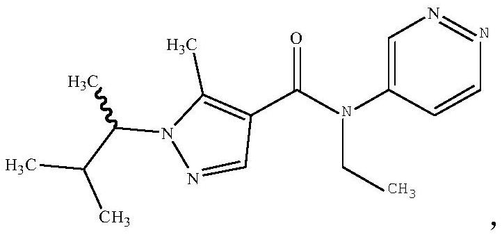 Pesticide composition containing pyrazolecarboxamide insecticide and application of pesticide composition