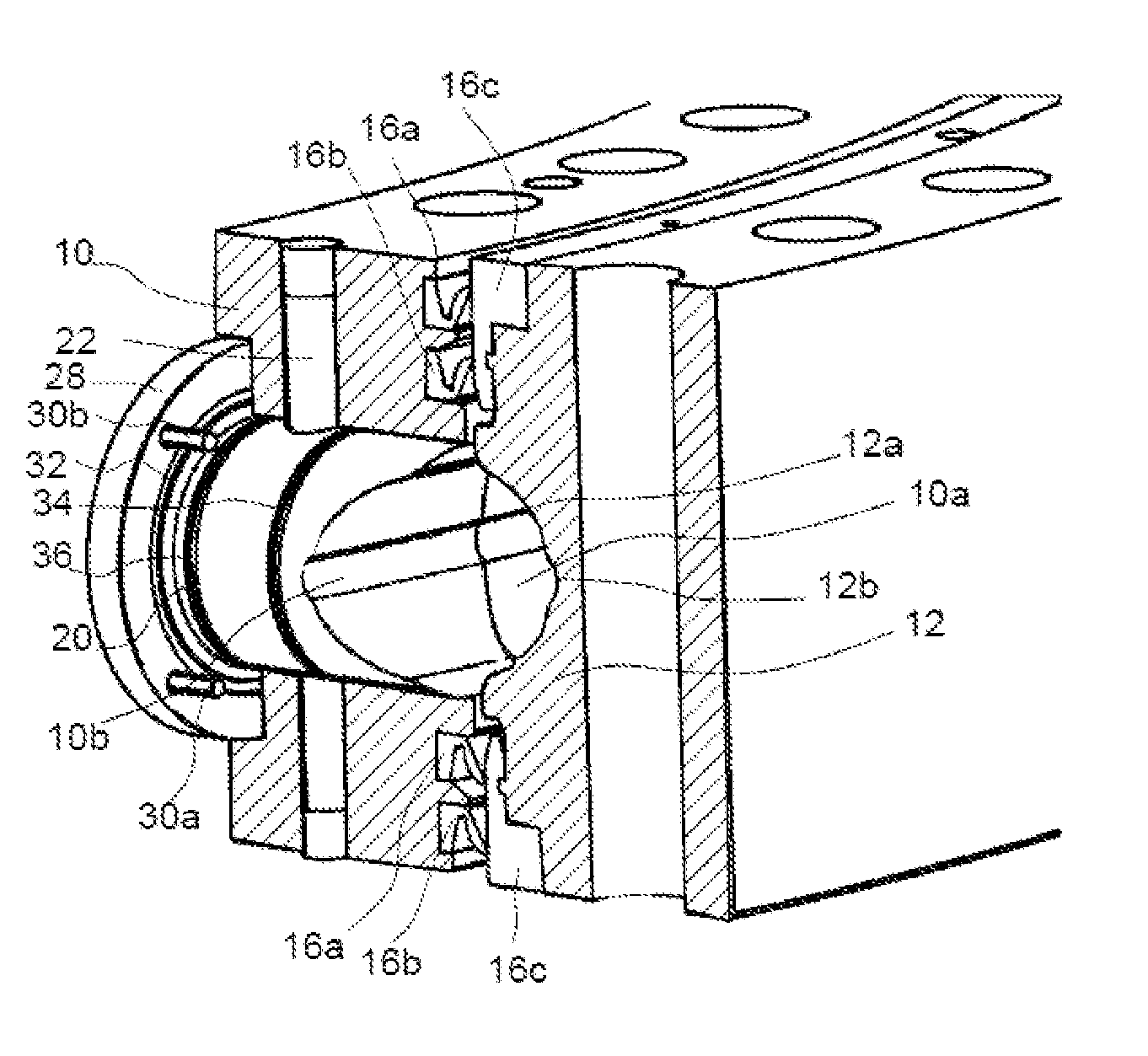 Plug assembly, rolling bearing comprising such plug assembly and machine comprising such rolling bearing