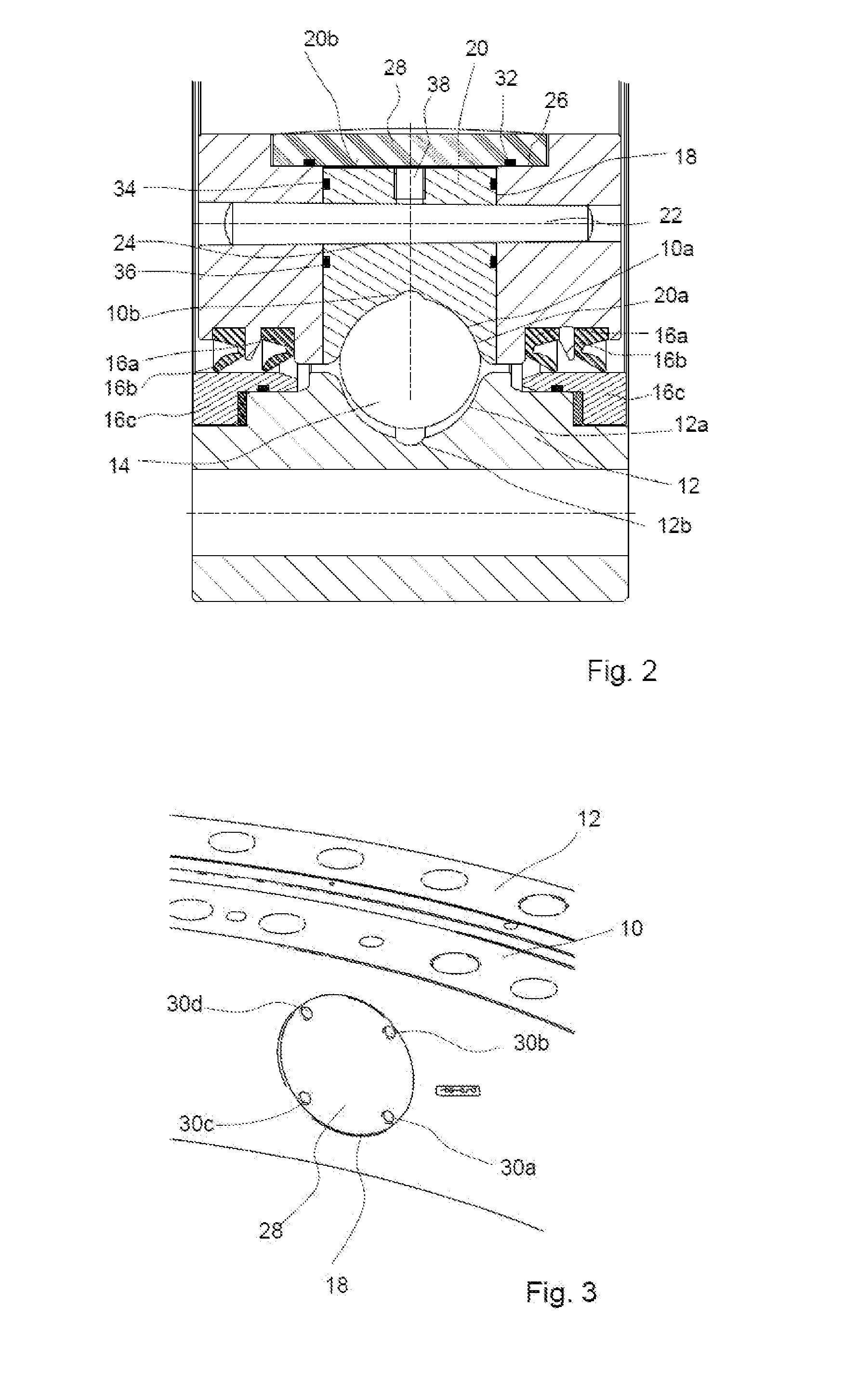 Plug assembly, rolling bearing comprising such plug assembly and machine comprising such rolling bearing