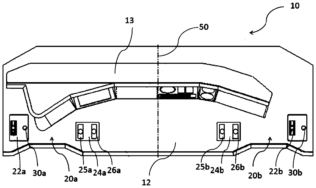 Locomotive cab control console system and vehicle comprising same