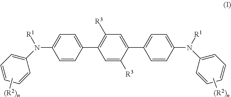 Aromatic Amine-Terphenyl Compounds and Use Thereof in Organic Semiconducting Components