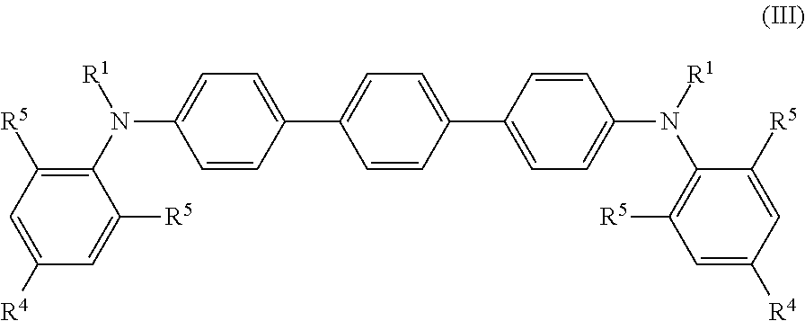 Aromatic Amine-Terphenyl Compounds and Use Thereof in Organic Semiconducting Components