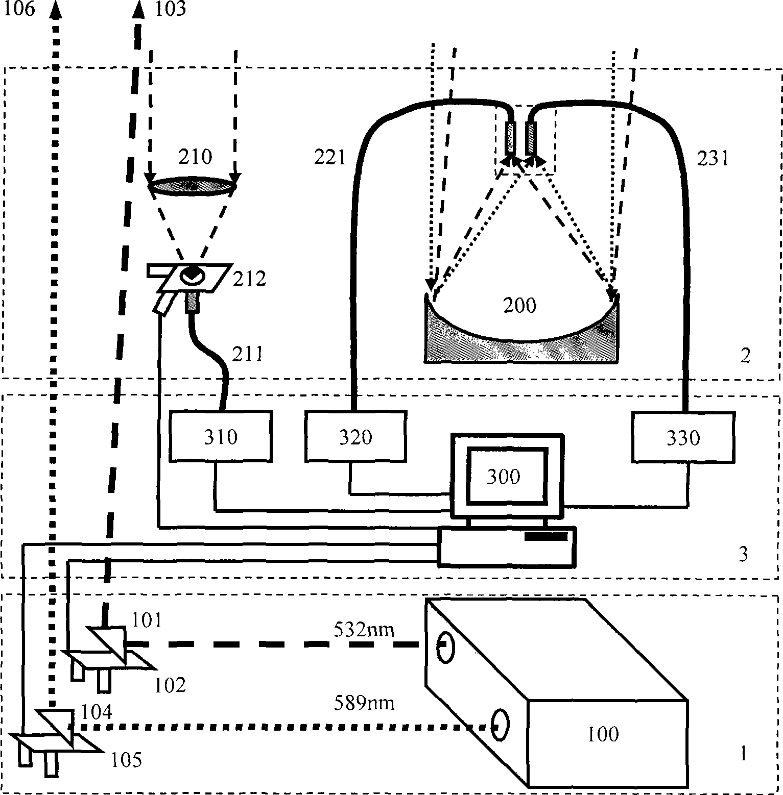 All-time overall height atmospheric sounding and observing laser radar