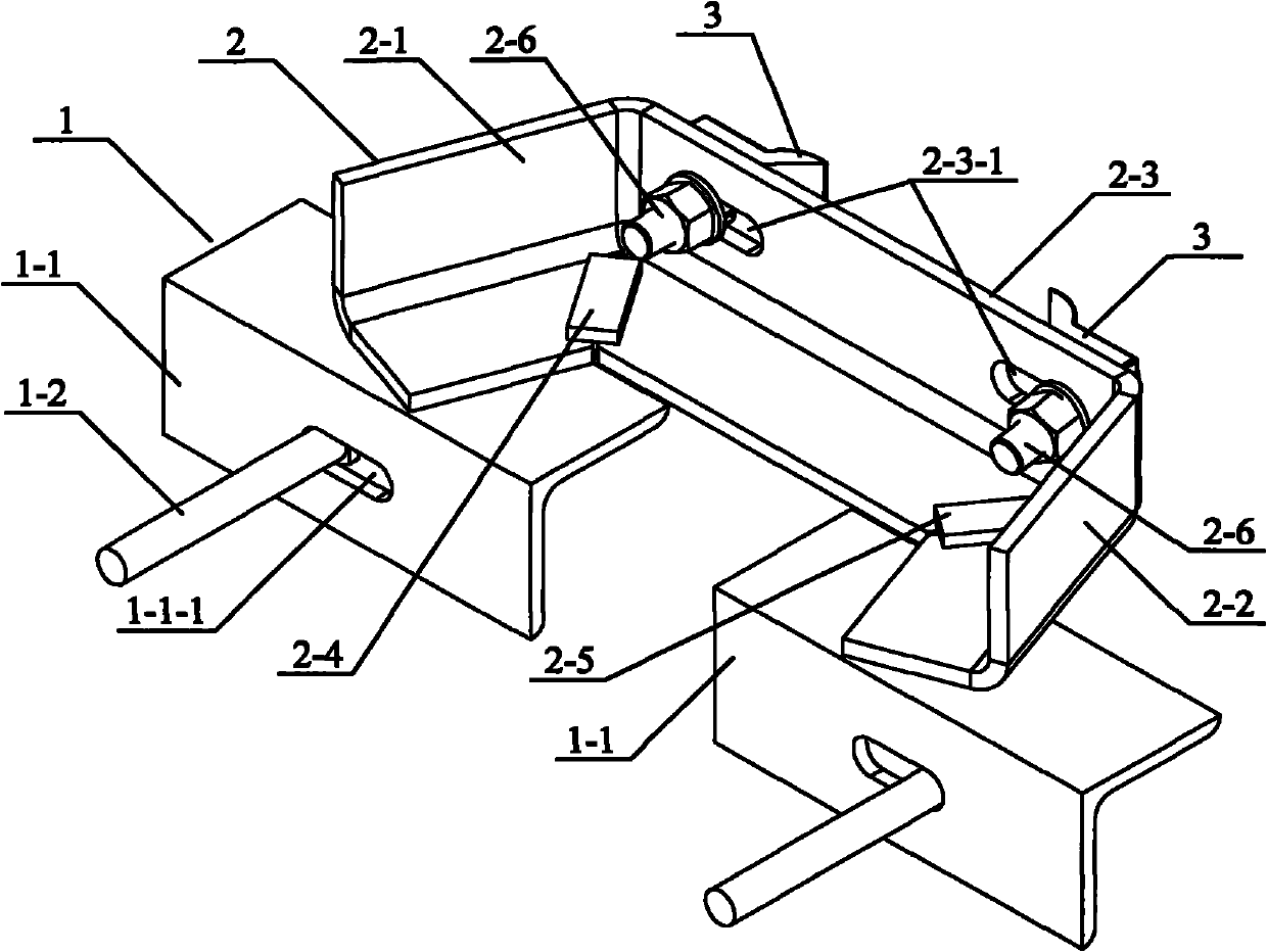 Elevator cabin guide rail bracket for expresselevator