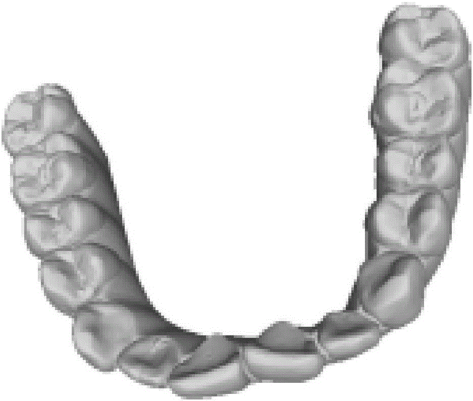 Digital gum line extracting method