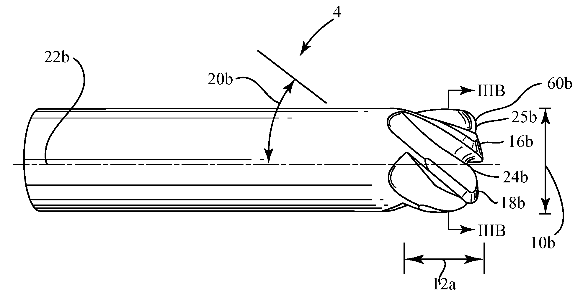 Monolithic ceramic end mill