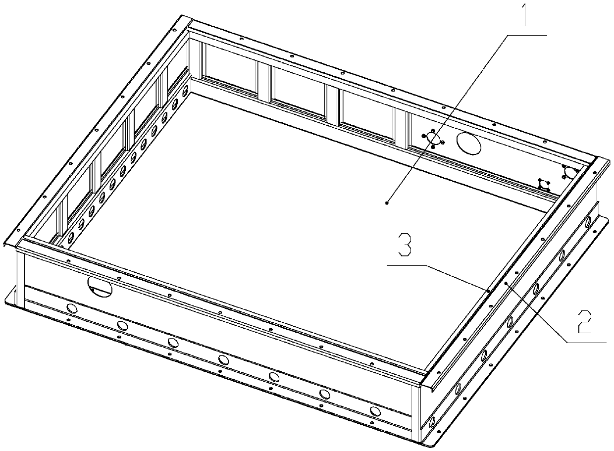 A laminated power battery pack box