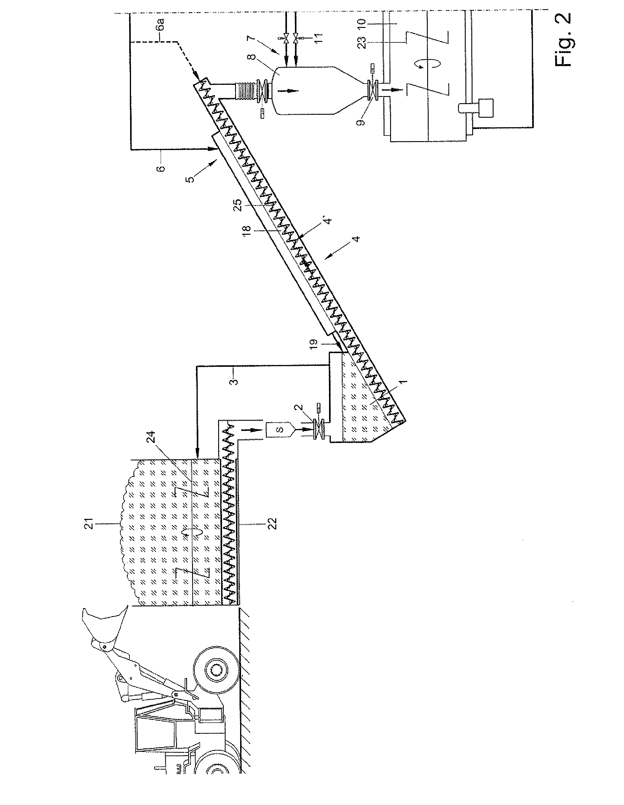 Method and device for the hydrolysis of preferably solid organic substrates